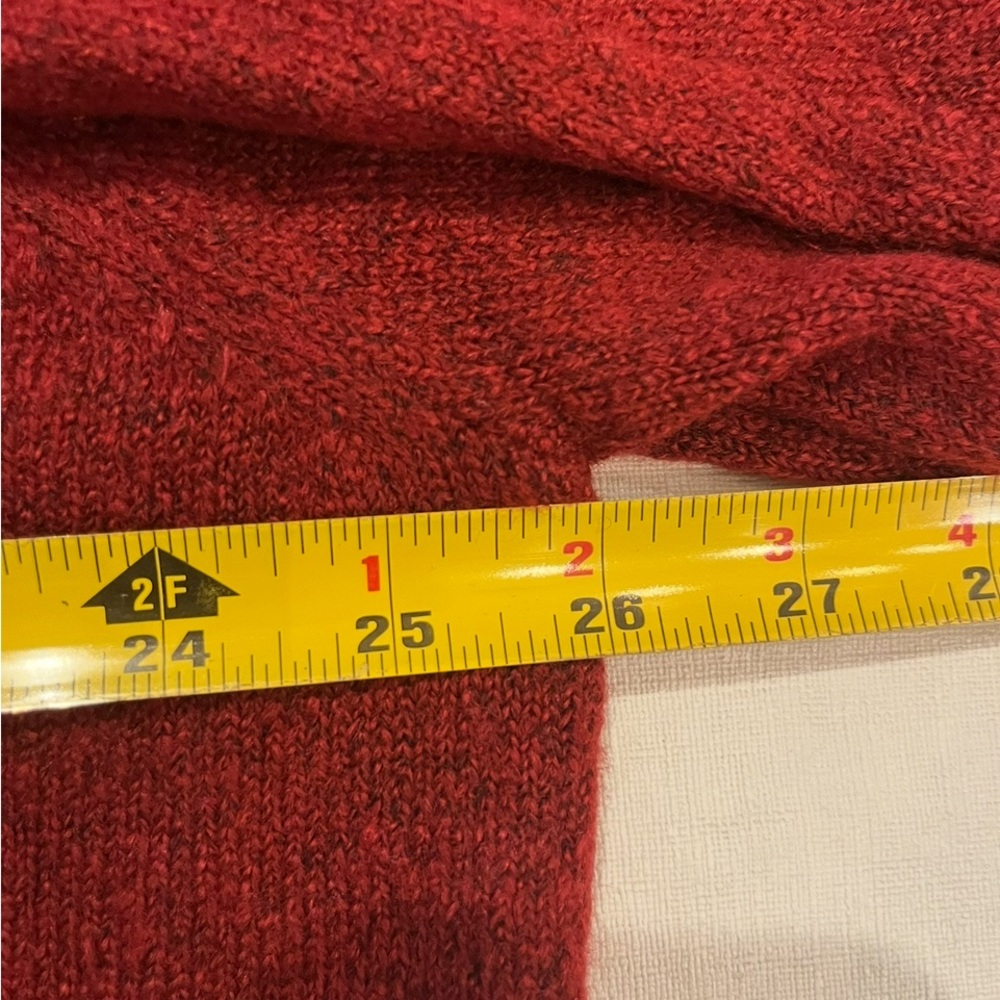 Crown & Ivy Cranberry button down Cardigan. Plus size. NEW! - Picture 5 of 6